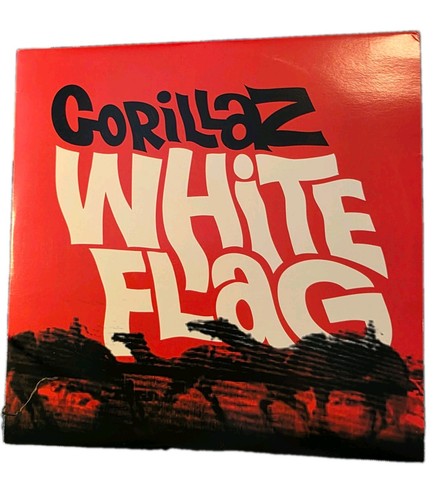 Gorillaz white flag vinyl - flag, 10"